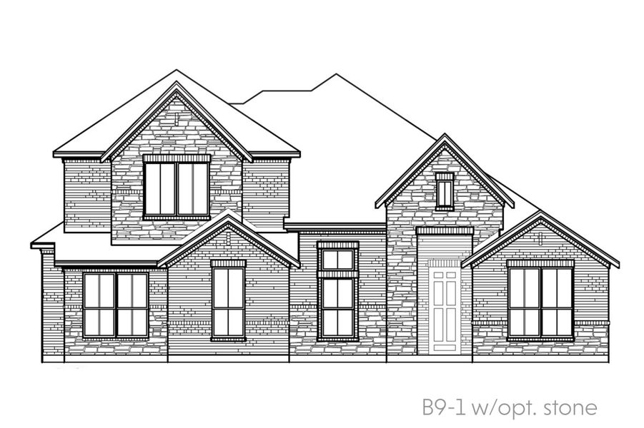 Representative rendering of the exterior for the Windsor by John Houston Homes (Image 4).