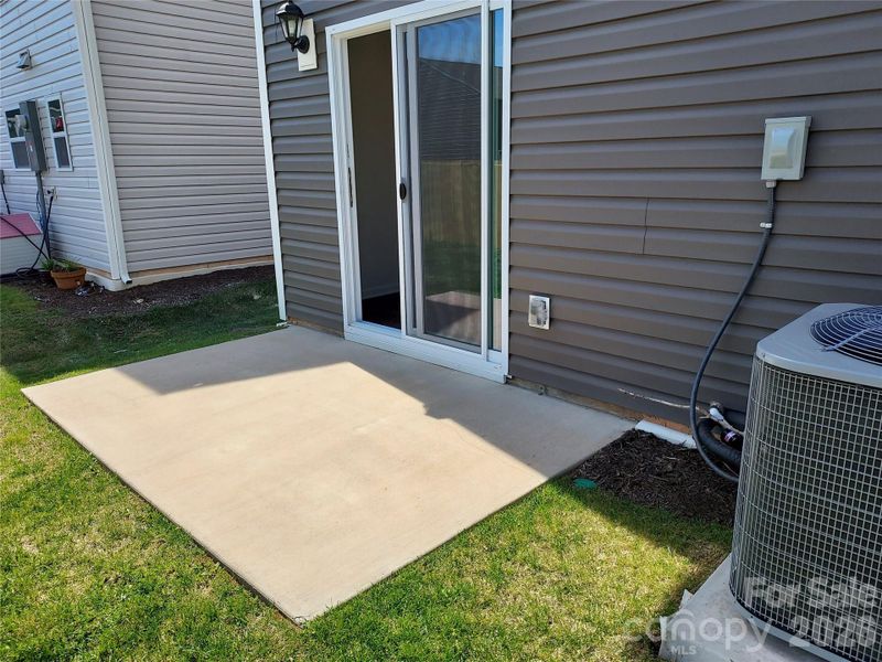 Exterior details and patio area of a home in , Waynesville (Image 3).