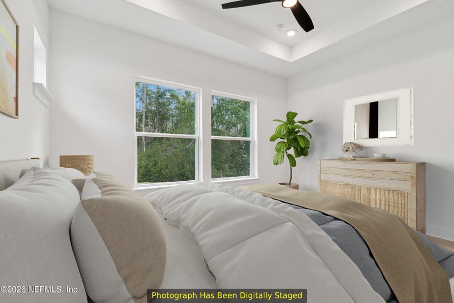 Furnished interior view inside a new home in Reflections 40' Front Load, Ponte Vedra (Image 12).