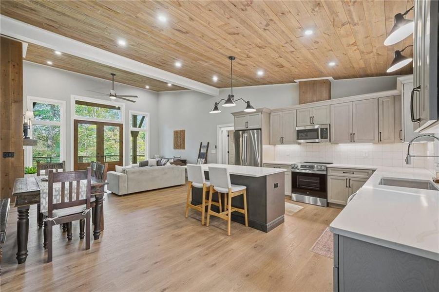 Furnished interior view inside a new home in , Ellijay (Image 9). Furnished interior view inside a new home in , Ellijay (Image 9).