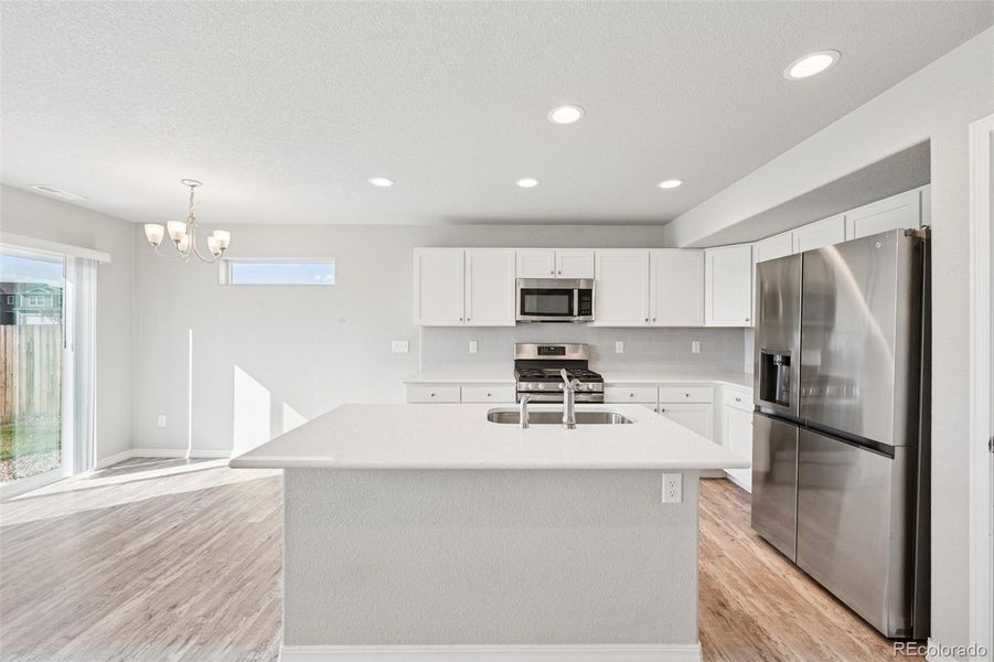 Furnished interior view inside a new home in , Peyton (Image 3).