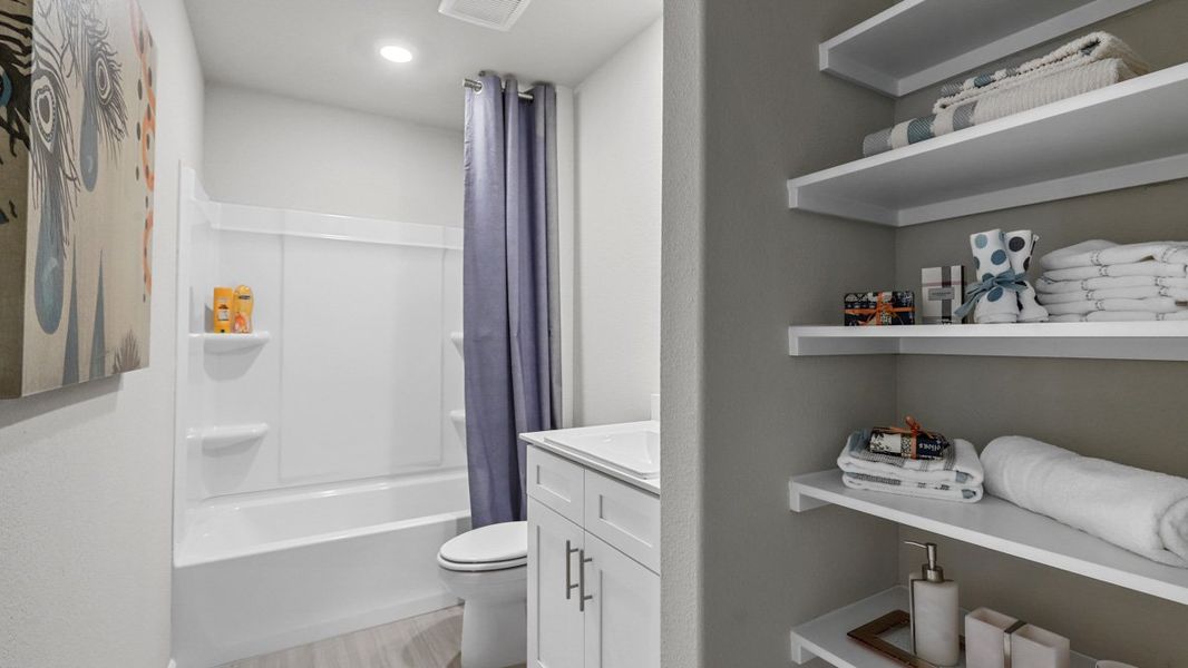 Furnished interior view inside a new home in Townes Landing, Fort Worth (Image 32).