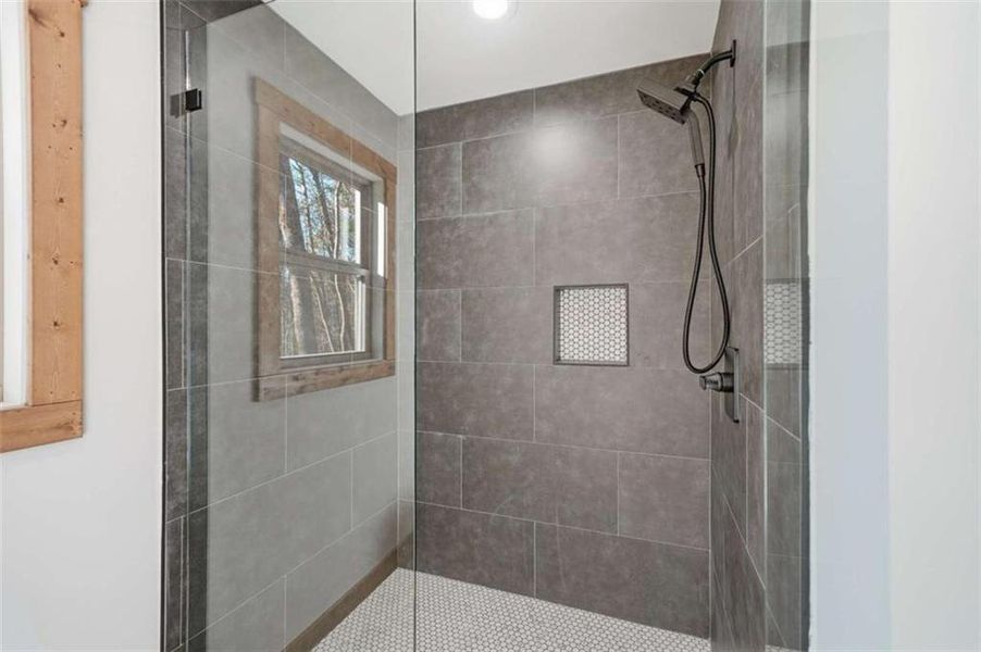 Close-up of interior finishes inside a home in , Ellijay (Image 17).