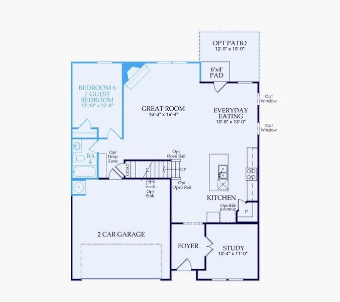 2D floor plan layout of this home in Briar Creek, Atlanta, GA (Image 3). 2D floor plan layout of this home in Briar Creek, Atlanta, GA (Image 3).