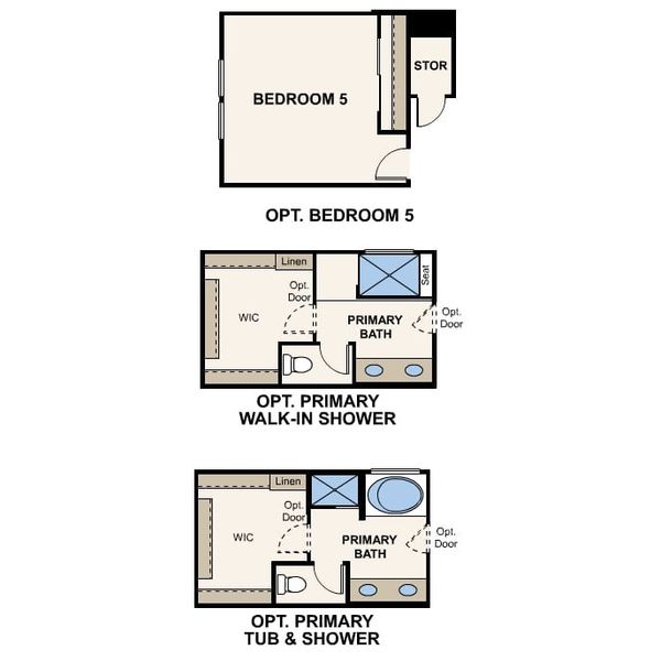 2D floor plan layout of this home in The Vistas Collection at Skyline Village, San Tan Valley, AZ (Image 6).