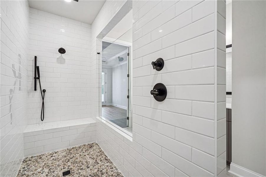 Close-up of interior finishes inside a home in Promenade at Sawnee Village, Cumming (Image 11).