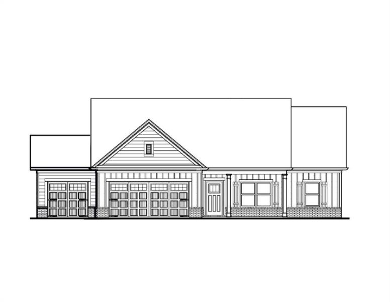 Exterior rendering of this home design in Riverwalk, Monroe, GA (Image 1). Exterior rendering of this home design in Riverwalk, Monroe, GA (Image 1).