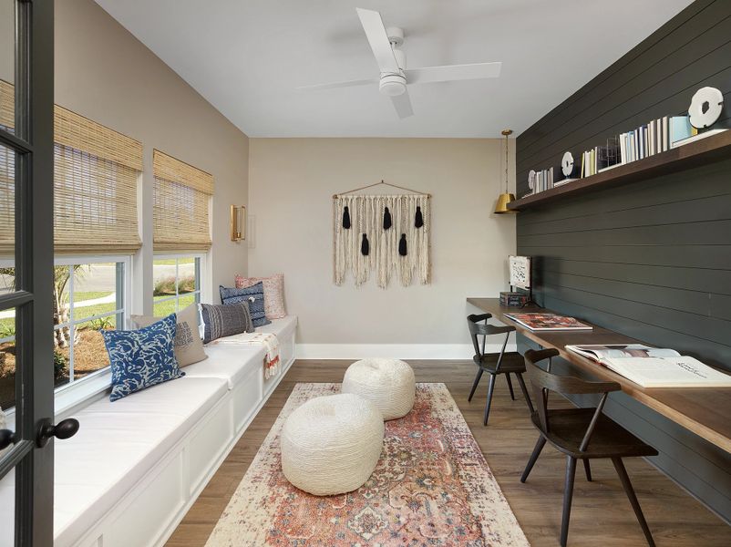 Representative furnished interior of a home built from the Harrison by Ashton Woods in Watson Hill, Summerville (Image 10).