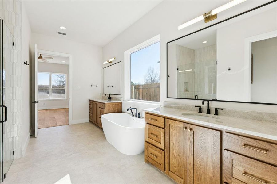 Furnished interior view inside a new home in , Roanoke (Image 15).