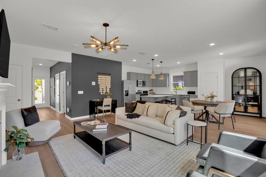 Furnished interior view inside a new home in Grand Arbor, Blythewood (Image 19).