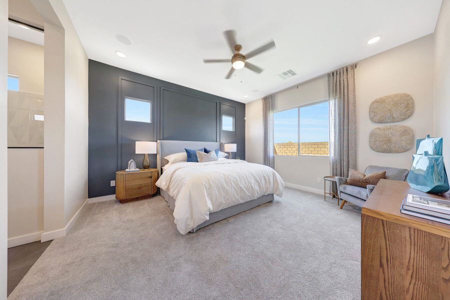 Representative furnished interior of a home built from the Cobalt by Mattamy Homes in Landmarke, Queen Creek (Image 36).