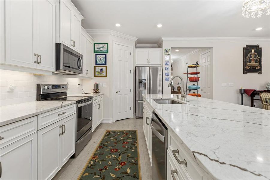 Furnished interior view inside a new home in , Nokomis (Image 12).