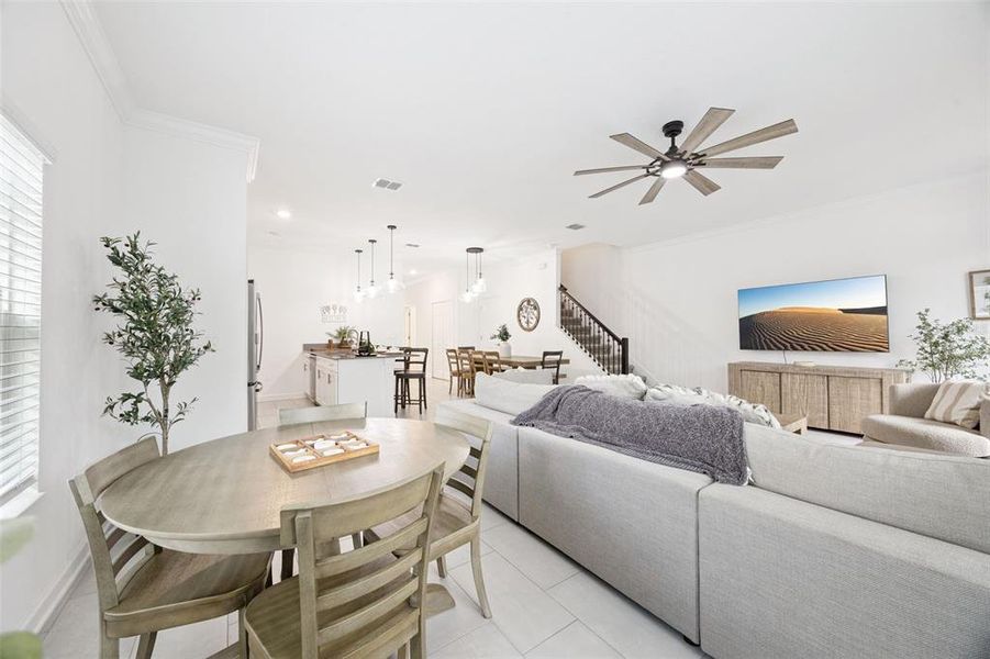 Furnished interior view inside a new home in , Kissimmee (Image 25).