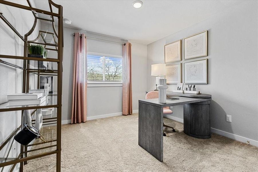 Furnished interior view inside a new home in Mockingbird Estates Townhomes, Fort Worth (Image 4).