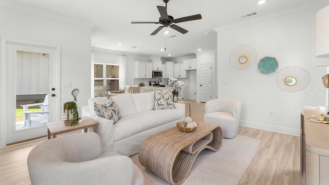 Furnished interior view inside a new home in Colonial East, Panama City Beach (Image 14).