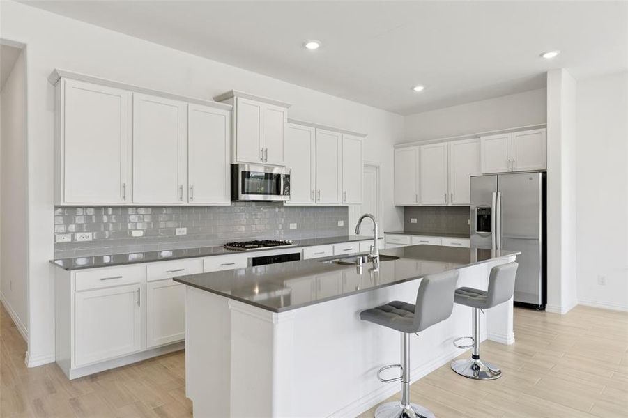 Furnished interior view inside a new home in Northlake Estates: Brookstone Collection, Little Elm (Image 10).