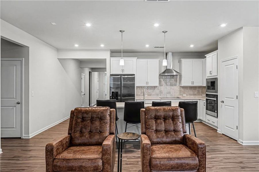 Furnished interior view inside a new home in , Cartersville (Image 17).