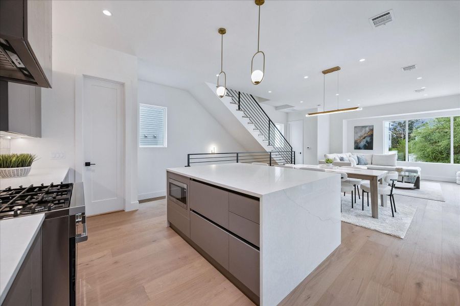Furnished interior view inside a new home in , Houston (Image 39).