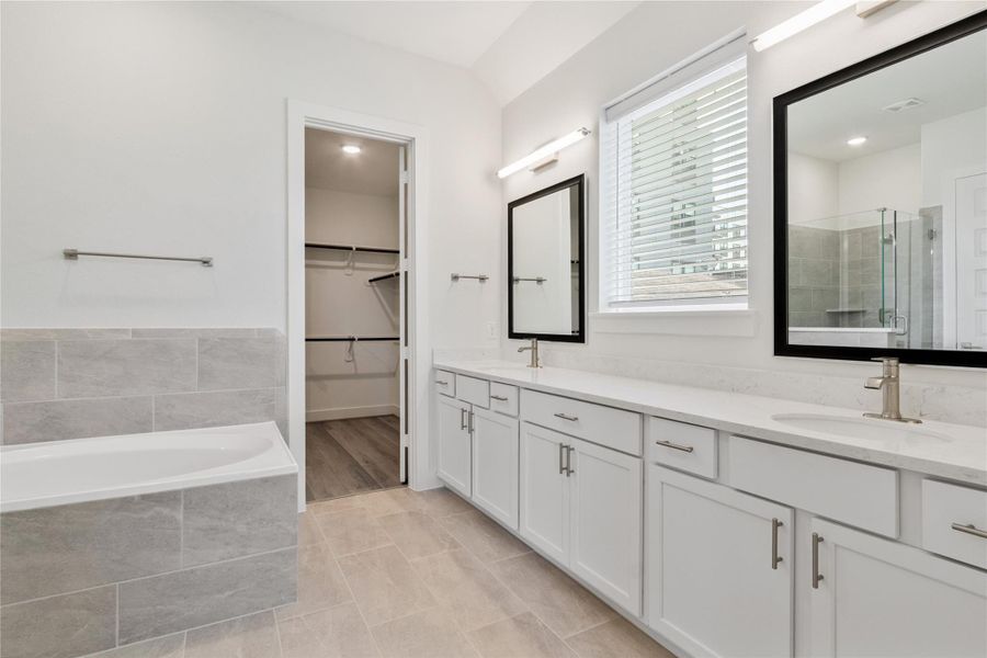 Furnished interior view inside a new home in Shady Acres, Houston (Image 11). Furnished interior view inside a new home in Shady Acres, Houston (Image 11).