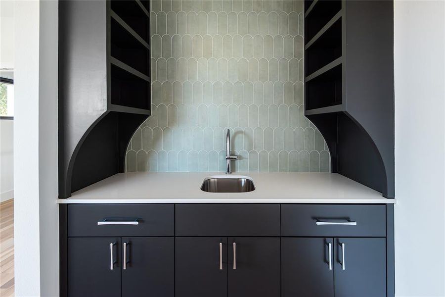 Close-up of interior finishes inside a home in , Dallas (Image 21).