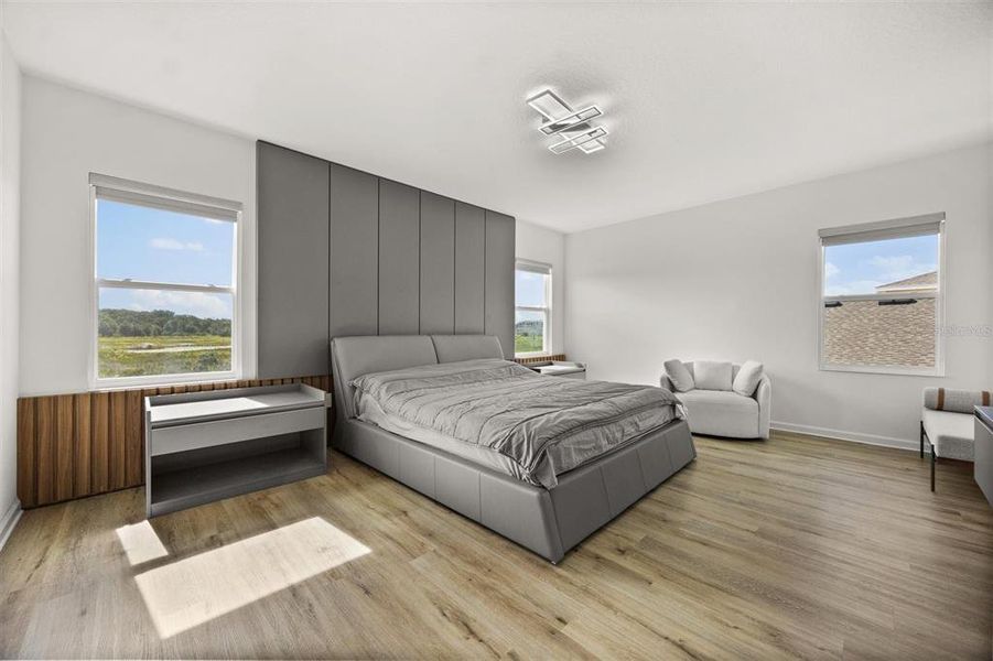 Furnished interior view inside a new home in , Winter Garden (Image 15).