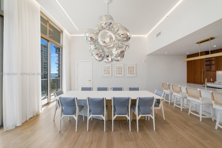 Furnished interior view inside a new home in , Miami (Image 34).