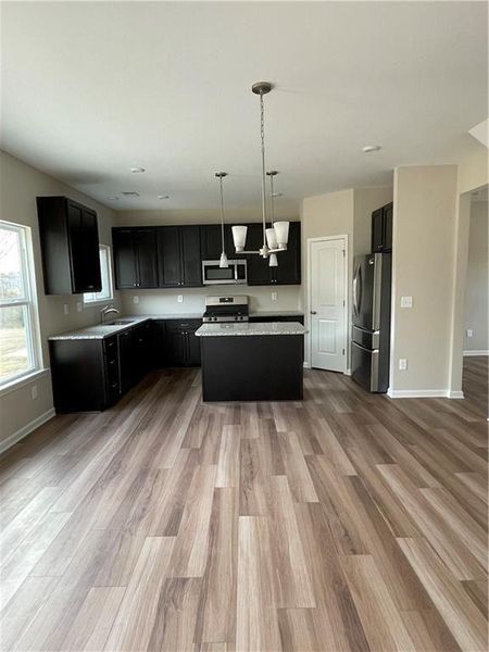 Furnished interior view inside a new home in Crossvine Estates, Braselton (Image 3).