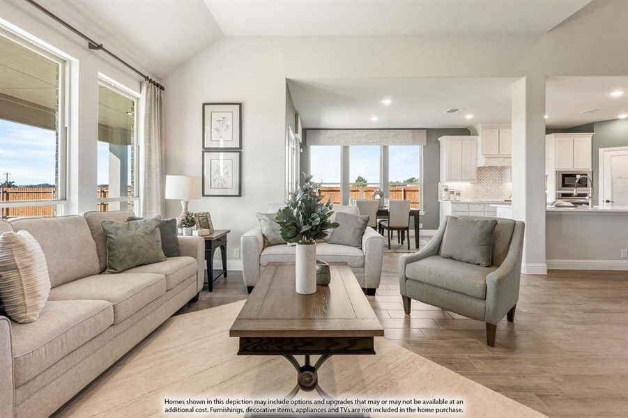 Furnished interior view inside a new home in Hayes Crossing, Midlothian (Image 39).