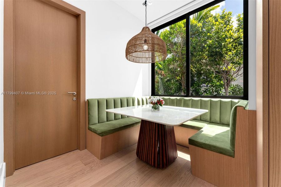 Furnished interior view inside a new home in , Miami (Image 8).