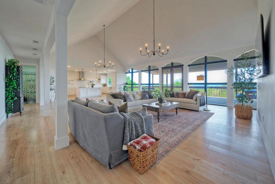 Furnished interior view inside a new home in , Elgin (Image 4).