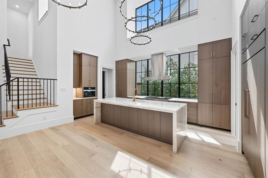 Furnished interior view inside a new home in Fields, Frisco (Image 8). Furnished interior view inside a new home in Fields, Frisco (Image 8).