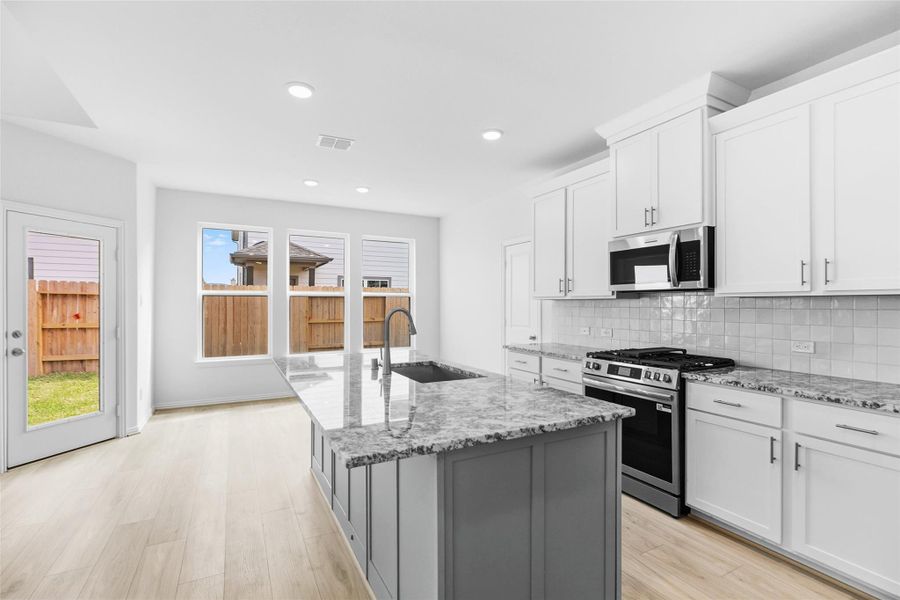 Furnished interior view inside a new home in Beamer Villas, Friendswood (Image 12).