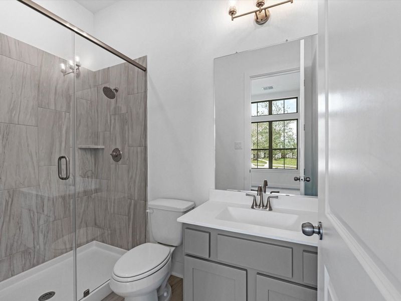 Furnished interior view inside a new home in Meridiana - 60', Manvel (Image 5). Furnished interior view inside a new home in Meridiana - 60', Manvel (Image 5).