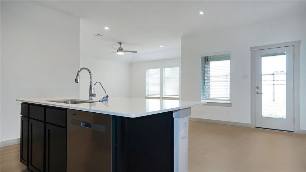 Furnished interior view inside a new home in Tamarron, Katy (Image 9).