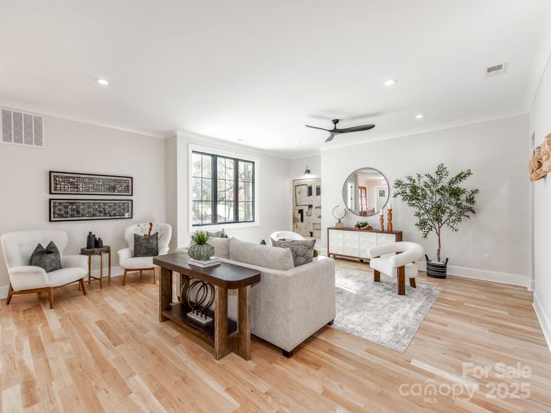 Furnished interior view inside a new home in , Charlotte (Image 30).
