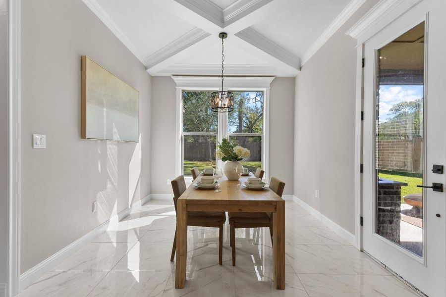 Furnished interior view inside a new home in , Beaumont (Image 26).