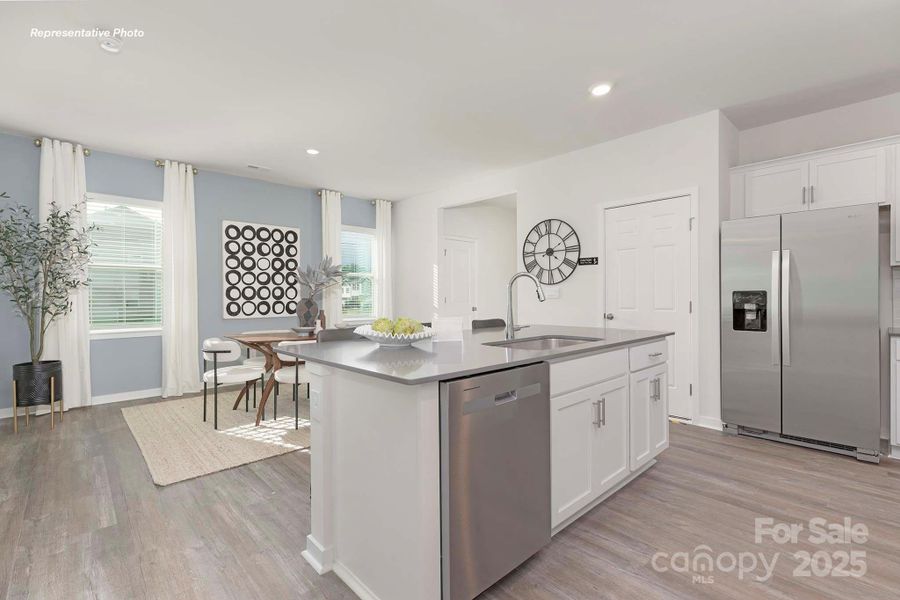 Furnished interior view inside a new home in Fergus Crossing, York (Image 28).