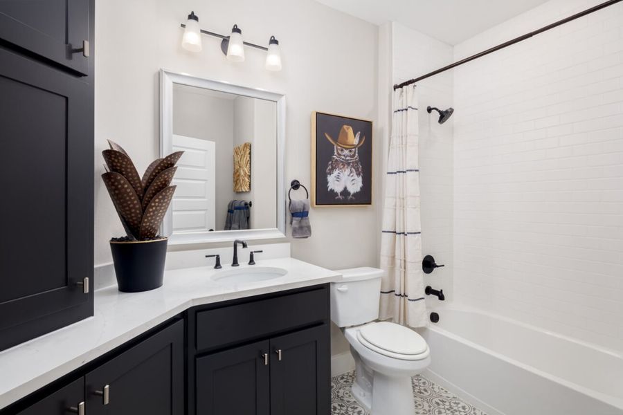 Representative furnished interior of a home built from the Verona by Ladera Texas in Ladera Prosper, Prosper (Image 15).