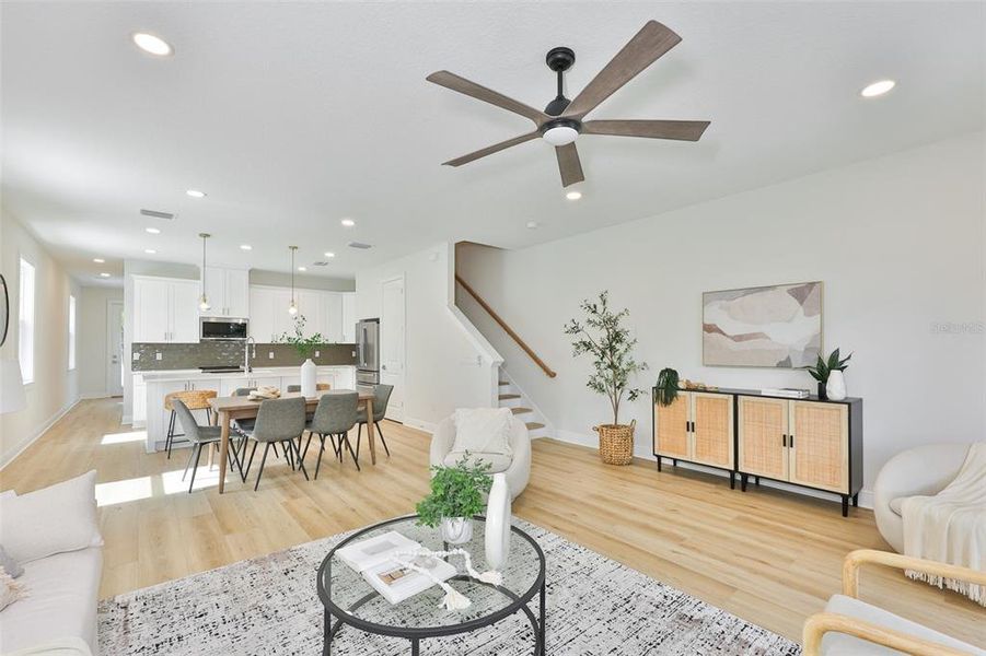 Furnished interior view inside a new home in , Tampa (Image 15).