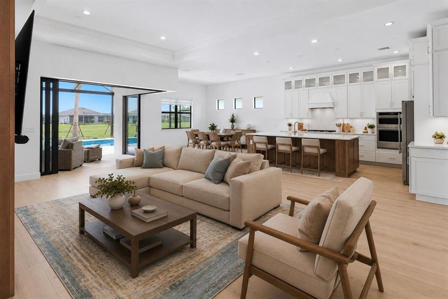Furnished interior view inside a new home in Del Webb Catalina, Lakewood Ranch (Image 29).