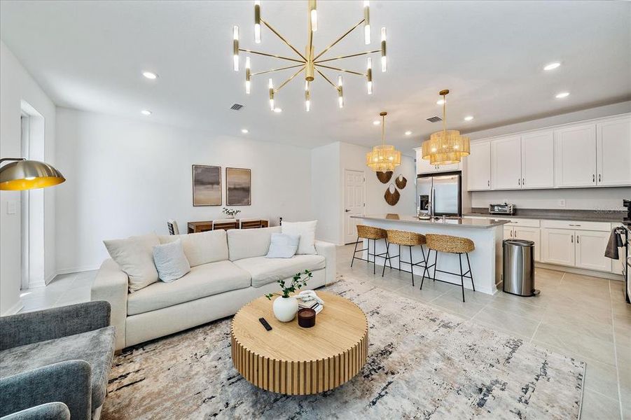 Furnished interior view inside a new home in , Sarasota (Image 6).