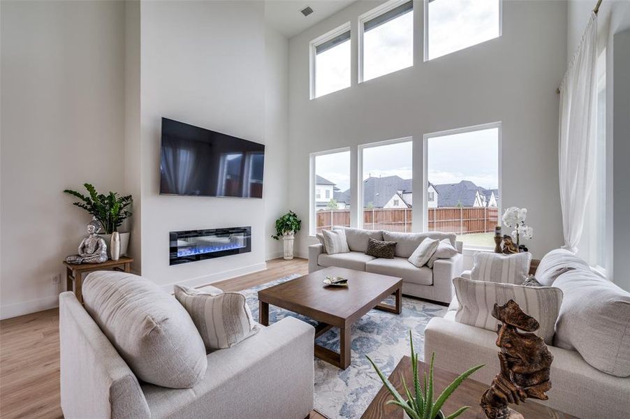 Furnished interior view inside a new home in , Prosper (Image 8).