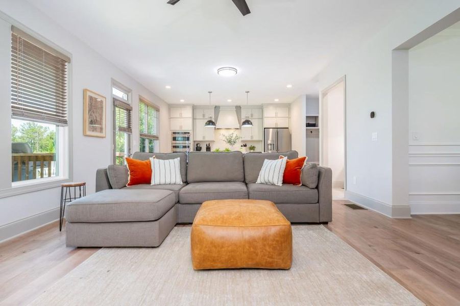 Furnished interior view inside a new home in Liberty Springs, Woodstock (Image 34).
