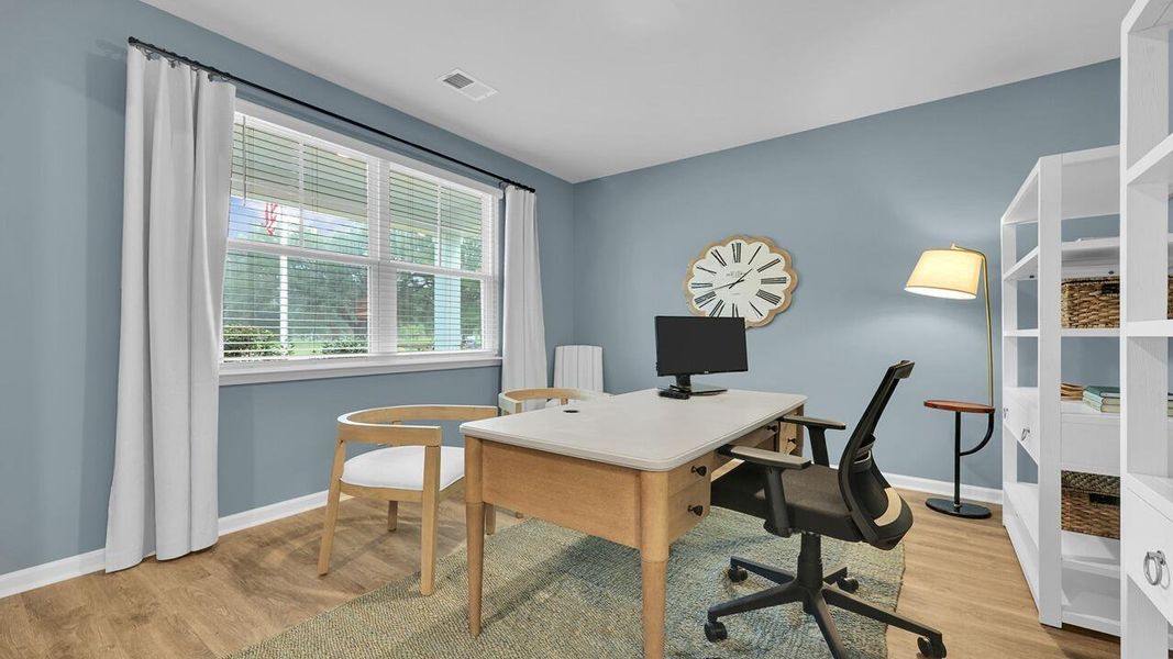 Furnished interior view inside a new home in The Cove at Mallard Crossing, Summerville (Image 30).
