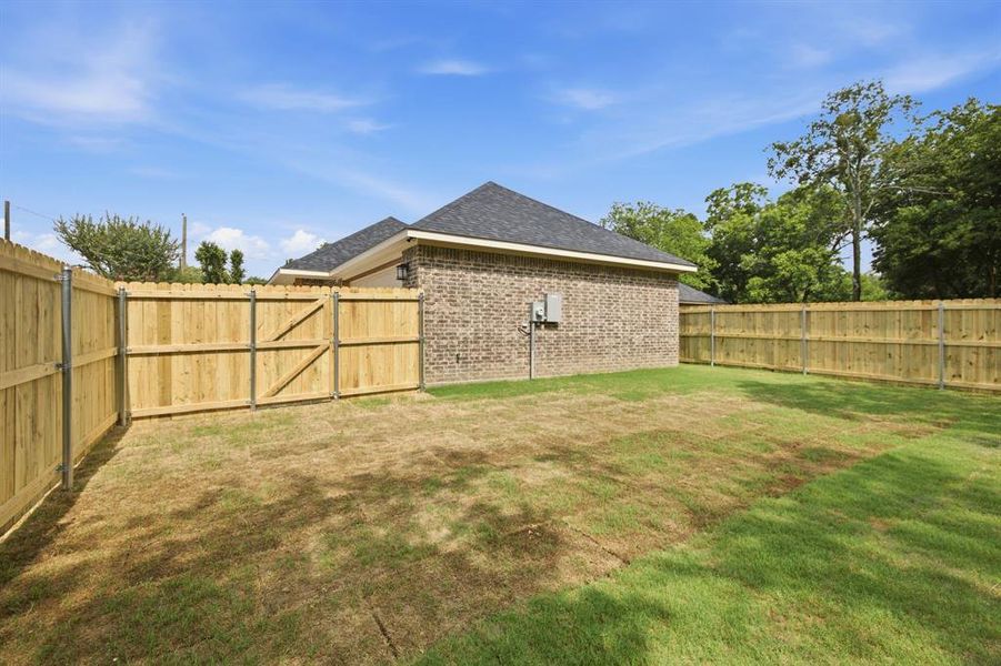 Exterior details and patio area of a home in , Cleburne (Image 18). Exterior details and patio area of a home in , Cleburne (Image 18).