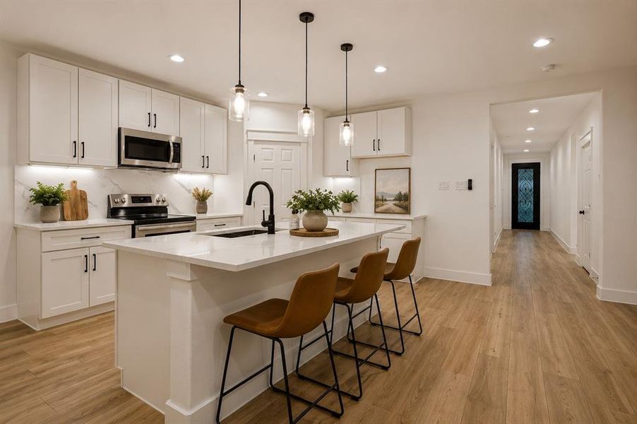 Furnished interior view inside a new home in , Seagoville (Image 11).