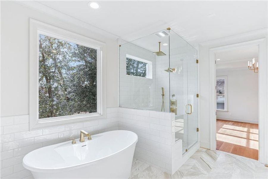 Furnished interior view inside a new home in , Marietta (Image 11).