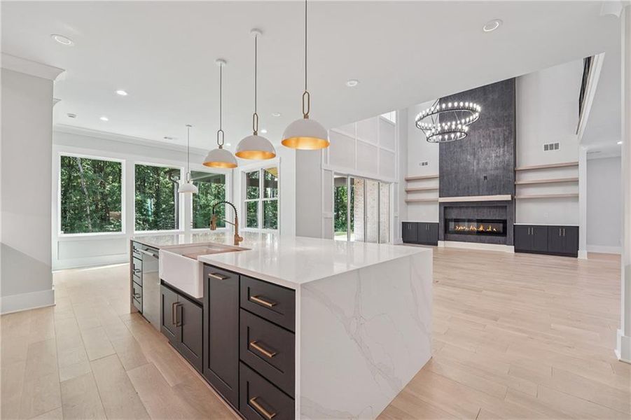 Furnished interior view inside a new home in , Commerce (Image 7).