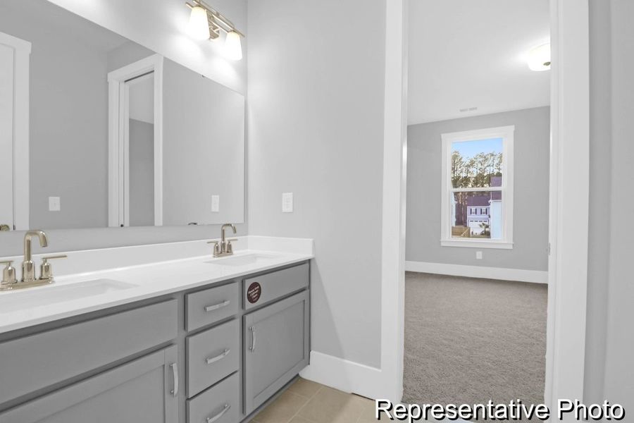 Furnished interior view inside a new home in Homecoming, Ravenel (Image 23).