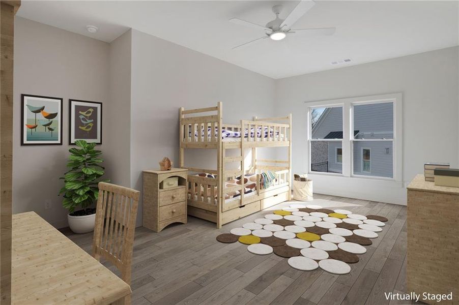 Furnished interior view inside a new home in , Statham (Image 11).